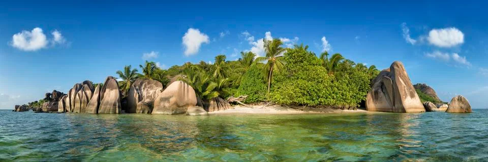 Anse source d'argent la digue island  seychelles Stock-Fotos
