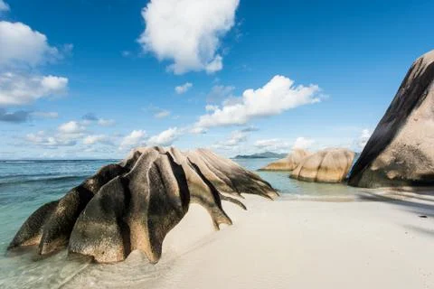 Anse Source d'Argent Foto stock