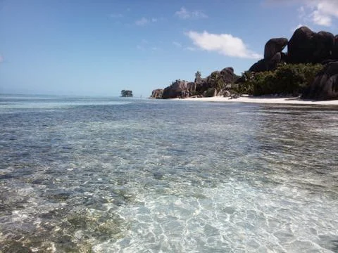 Anse source d'argent , Seychelles Stock Photos