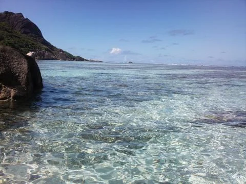 Anse source d'argent , Seychelles Stock Photos