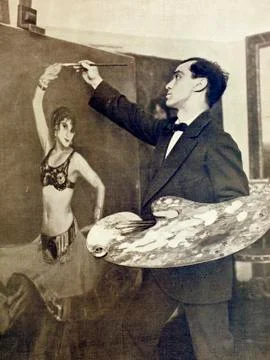 Anselmo Miguel Nieto, 1881 - 1964. Spanish Artist. From La Esfera, 1914. Stock Photos