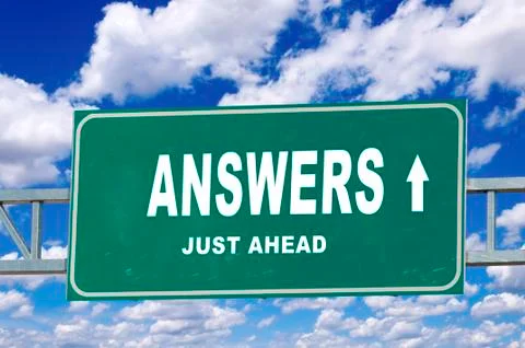 Answare sign Stock Illustration