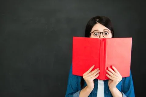 The answer are always surprised hiding in university library Photos