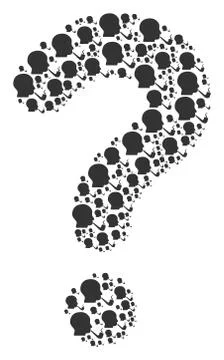 Answer Composition of Smoking Detective Icons 스톡 일러스트