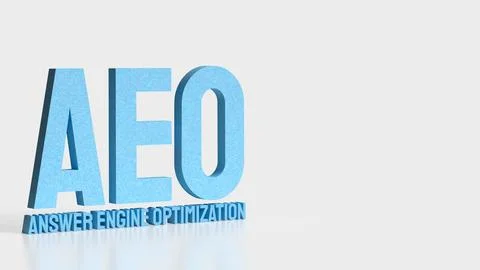 Answer Engine Optimization Concept with Modern Artificial Intelligence Sear.. Stock Illustration