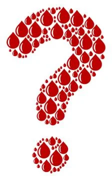 Answer Figure of Drop Icons Illustrazione stock