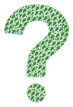 Answer Figure of Oak Leaf Icons 스톡 일러스트