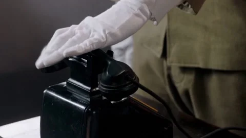 Answer the phone Stock Footage 235269482