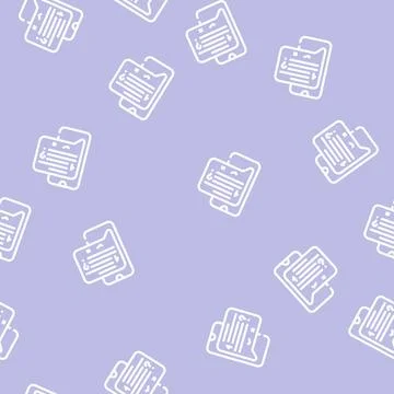 Answer on question call center line vector seamless pattern イラスト素材