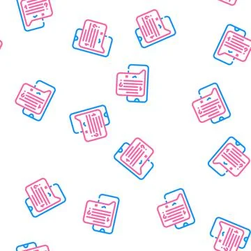 Answer on question call center vector seamless pattern Stock Illustration