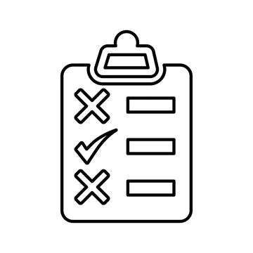 Answer, question, survey icon. Stock Illustration