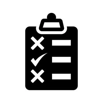 Answer, question, survey icon. Stock Illustration