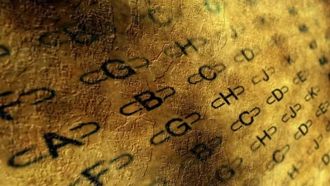 Answer sheet grunge concept Stock Footage 70674197