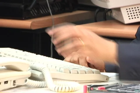 Answering calls 스톡 동영상 157528