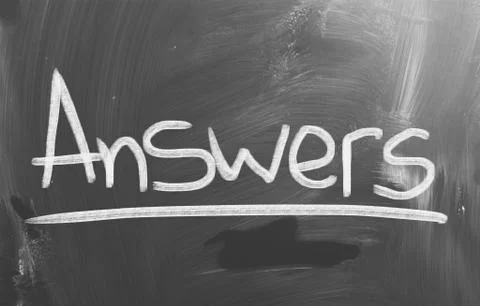 Answers concept Stock Illustration