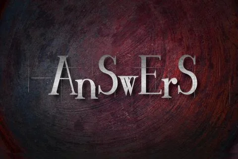 Answers concept Stock Illustration