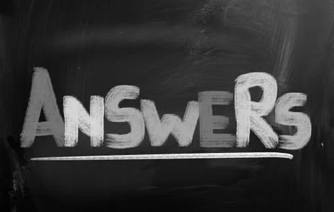 Answers Concept Stock Illustration