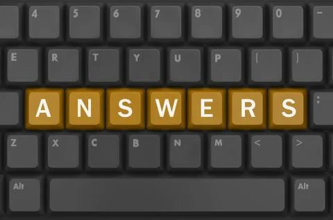 Answers Stock-Illustration