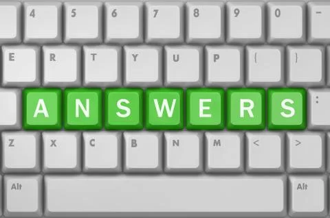 Answers 스톡 일러스트