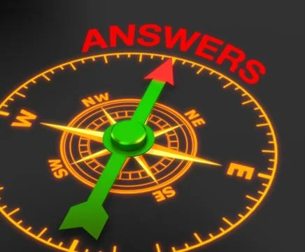 Answers Stock Illustration