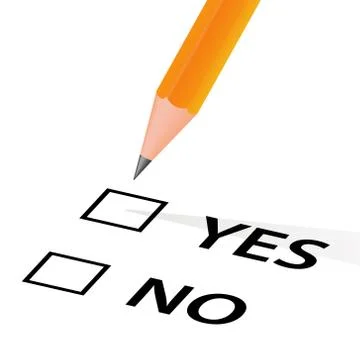 Answers on the paper Stock Illustration