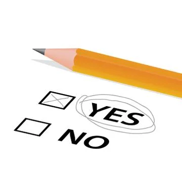 Answers on the paper Stock Illustration