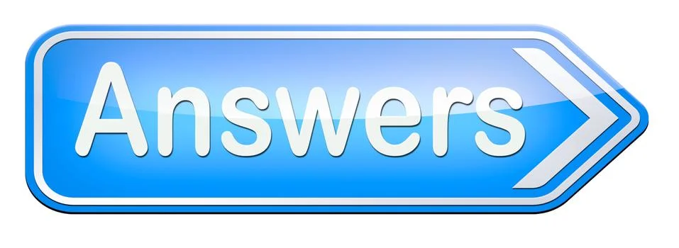 Answers to solve problems イラスト素材