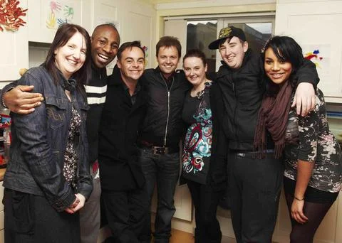 'Ant and Dec - Push the Button' TV Programme, London, Britain. - Feb 2010 Stock Photos