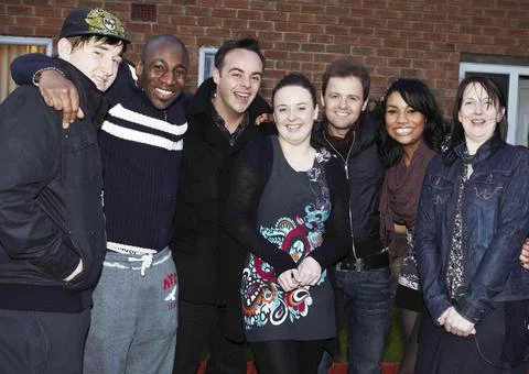 'Ant and Dec - Push the Button' TV Programme, London, Britain. - Feb 2010 Stock Photos