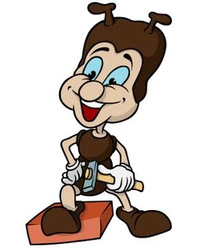 Ant Builder Stock Illustration