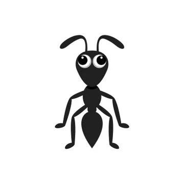 Ant cartoon character Иллюстрация