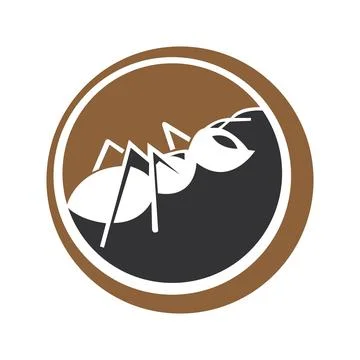 Ant icon. vector illustration template design. Pro Vector Illustrazione stock