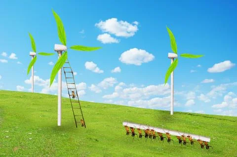 The ant Stock Illustration