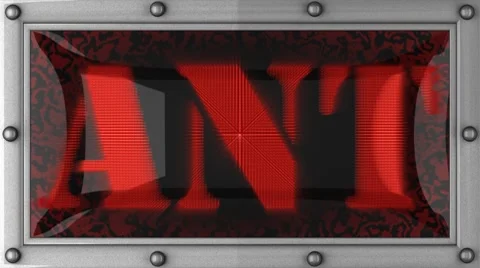 Ant on led Stock Footage 8665114