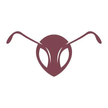 Ant logo icon design Stock Illustration