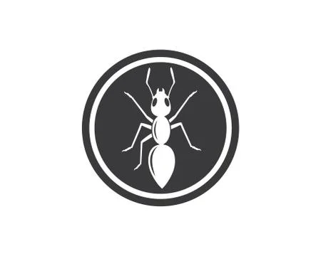 Ant logo icon vector illustration design Stock-Illustration