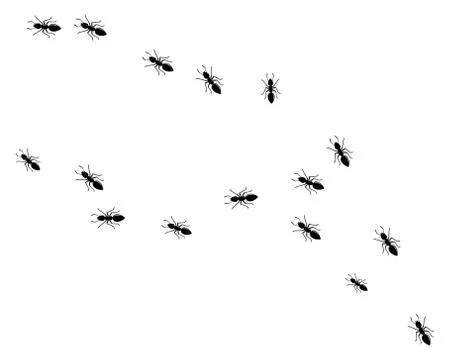 Ant logo icon vector illustration design Stock Illustration