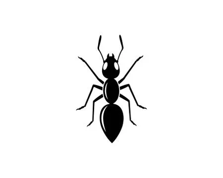 Ant logo icon vector illustration design Stock Illustration