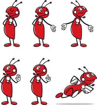 Ant mascot 스톡 일러스트