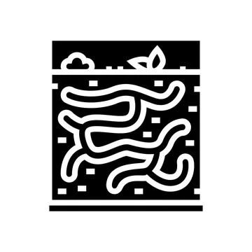 Ant pet glyph icon vector illustration Stock Illustration