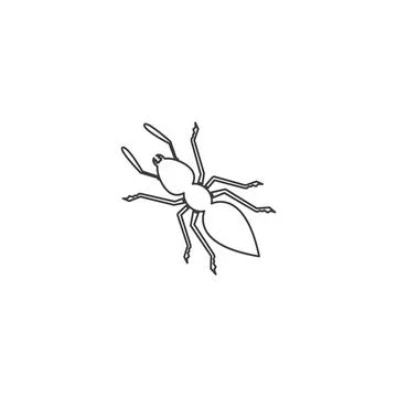Ant vector icon illustration design Illustration