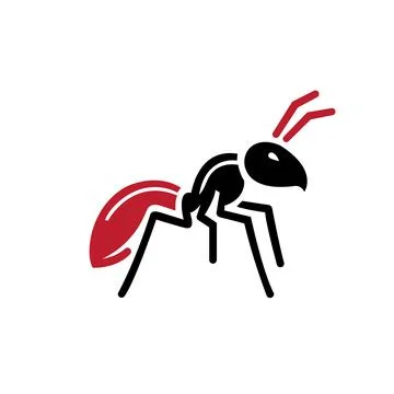 Ant Vector Illustration Stock Illustration
