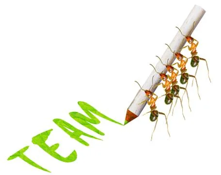 Ant write Stock Illustration