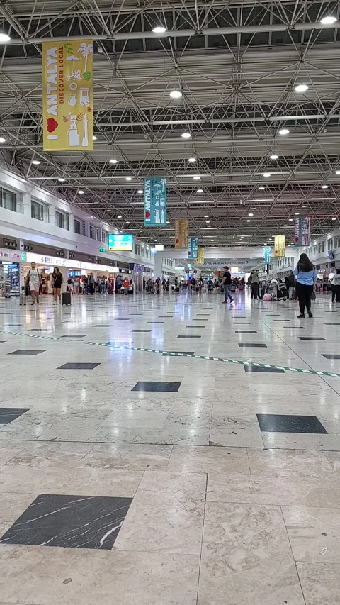 Antalya Airport time lapse Stock Footage 251809441