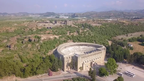 Antalya Aspendos 05 Video stock 129222273