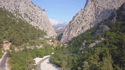 Antalya canyon19 Stock Footage 129322390