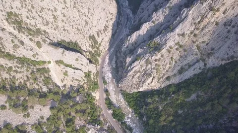 Antalya canyon21 Video stock 129322374