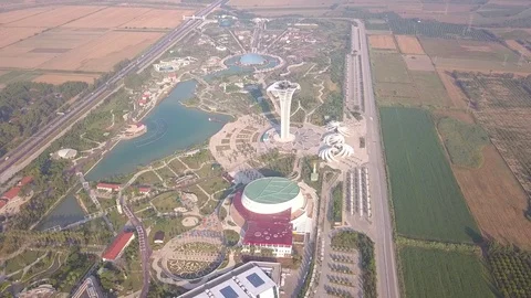 Antalya expo 02 Video stock 129222013
