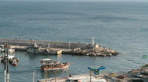 Antalya harbour Stock Footage