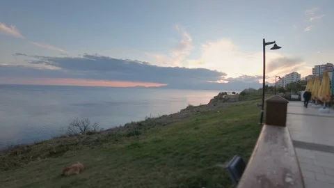 Antalya Lara Time Lapse Stock Footage 113333333